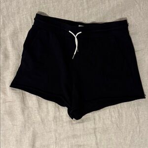 MATE the Label Black Women's terry lounge Shorts